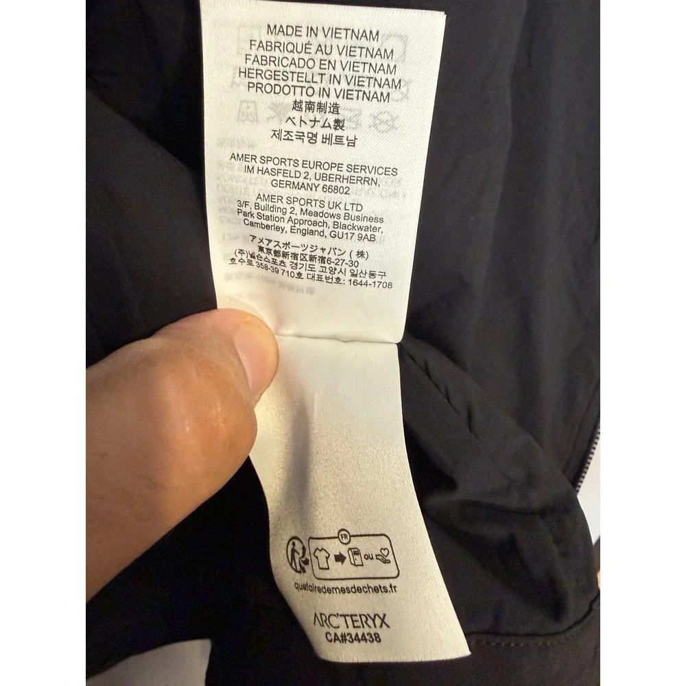 Arc'teryx Allium Insulated Jacket - Men's Black Size XL